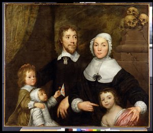 Retrato de uma família, provavelmente a de Richard Streatfeild, c.1645